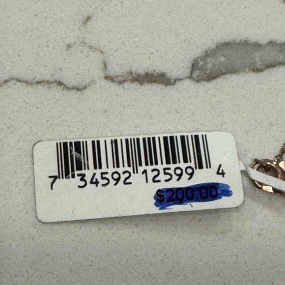 NWT Victoria Townsend Rose Gold Heart Necklace with Diamonds - Picture 4 of 5